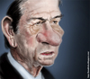 Cartoon: CARICATURA TOMMY LEE JONES (small) by leandrofca tagged caricature