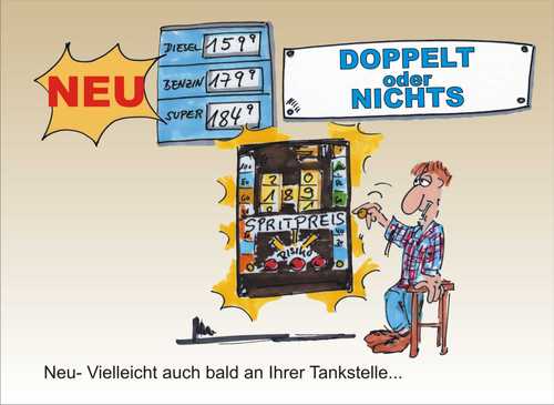 Cartoon: Spritzocker (medium) by Hansel tagged spritpreise,benzin,hansel,cartoons,hanselcartoons