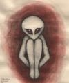 Cartoon: friendly alien (small) by papiertiger tagged alien