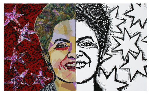 Cartoon: Dilma Roussef (medium) by juniorlopes tagged dilma,roussef