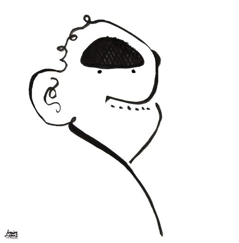 Cartoon: Gabriel Garcia Marquez (medium) by juniorlopes tagged gabriel,garcia,marquez,gabriel,garcia,marquez