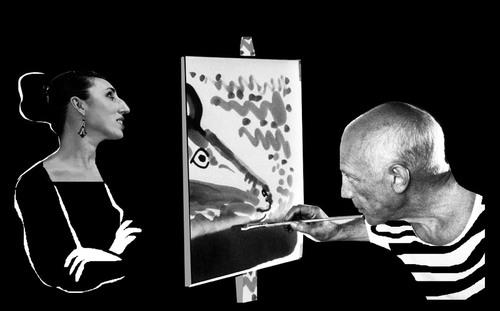 Cartoon: Picasso caricaturist (medium) by juniorlopes tagged picasso,picasso