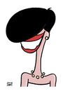Cartoon: Anne Hathaway (small) by juniorlopes tagged anne hathaway