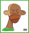 Cartoon: Etoo (small) by juniorlopes tagged word,cup,2010