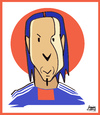 Cartoon: Tulio Tanaka (small) by juniorlopes tagged world cup 2010