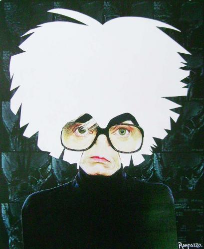 Cartoon: Andy Warhol (medium) by Marcelo Rampazzo tagged pop,andy,warhol,kunst,künstler,portrait,mann,gesicht,collage,pop,karikatur,usa