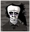 Cartoon: Edgar Allan Poe (small) by Marcelo Rampazzo tagged edgar allan poe writter suspense