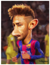 Cartoon: Neymar (small) by Marcelo Rampazzo tagged neymar,soccer,player,barcelona