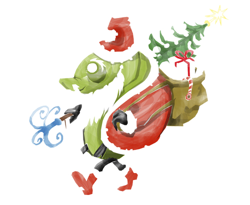 Cartoon: a christmas carp... (medium) by ivo tagged wow