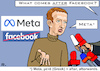 Cartoon: Ex-Facebook (small) by RachelGold tagged facebook,meta,zuckerberg,technology,big,tech,social,media,corruption