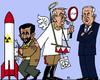 Cartoon: Günther Grass - Maulhelden (small) by RachelGold tagged günther,grass,ahmadinejad,netanyahu,german,poet,iran,israel