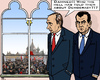 Cartoon: Russian Spring? (small) by RachelGold tagged moscow,protesters,putin,medwedew,russian,election,democracy