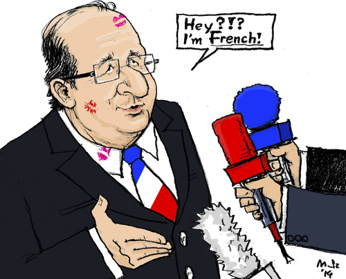 Cartoon: Very old Tradition (medium) by MarkusSzy tagged france,hollande,affair