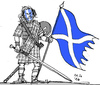 Cartoon: Braveheart 2014 (small) by MarkusSzy tagged scotland,uk,independence,referendum,history,wallace