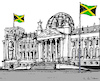 Cartoon: Der neue jamaikanische Bundestag (small) by MarkusSzy tagged deutschland,bundestag,wahl,regierung,koalition,jamaika,merkel,cdu,csu,fdp,grüne