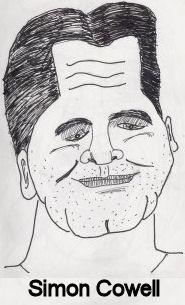 Cartoon: Caricature - Simon Cowell (medium) by chriswannell tagged cartoon,caricature,simon,cowell