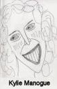 Cartoon: Caricature - Kylie Manogue (small) by chriswannell tagged caricature,cartoon,kylie,manogue
