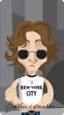 Cartoon: John Lennon in NY (small) by mostro tagged lennon beatles cartoon vector fan art john ny new york