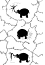 Cartoon: Circus II (small) by van der Tipa tagged elephant,arena