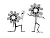Cartoon: Flowers (small) by van der Tipa tagged flower,marry,love,date