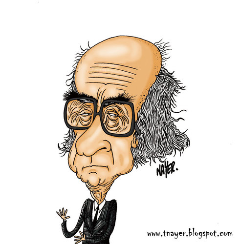 Cartoon: Jose Saramago (medium) by Nayer tagged jose,saramago,portugal,portuguese,novelist,playwright