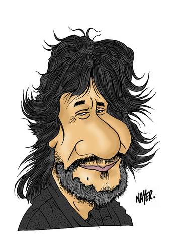 Cartoon: Juao Bosco (medium) by Nayer tagged bosco,brazil,brazilian,cartoonist,nayer,sudan