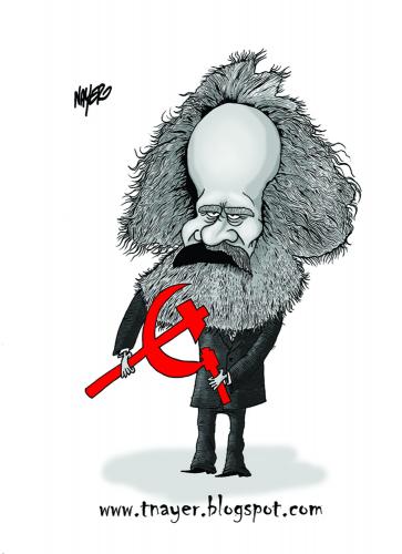 Cartoon: Karl Marx (medium) by Nayer tagged karl,marx,communism,revolutionar,marxist,marxism,germany