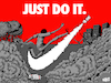 Cartoon: Just Do It (small) by Nayer tagged police,sport