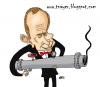Cartoon: Putin (small) by Nayer tagged putin russia smoke gun bond nayer