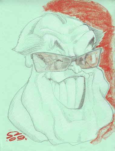 Cartoon: Jack Nicholson (medium) by zed tagged jack,nicholson,actor,movie,hollywood,oscar,portrait,caricature,famous,people