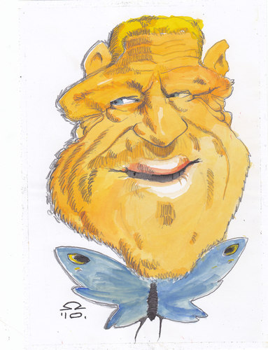 Cartoon: Steve Mcqueen (medium) by zed tagged steve,mcqueen,hollywood,usa,actor,portrait,caricature