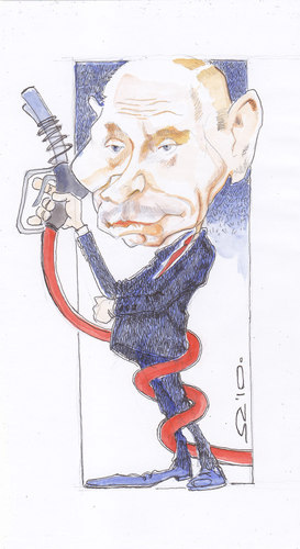 Cartoon: Vlad Putin (medium) by zed tagged caricature,portrait,people,famous,business,world,president,politician,moscow,russia,putin,vladimir
