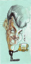Cartoon: Dean Martin (small) by zed tagged dean,martin,usa,singer,actor,rat,pack,portrait,caricature