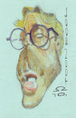 Cartoon: Eric Clapton (small) by zed tagged eric,clapton,england,music,rock,guitar,famous,people,portrait,caricature