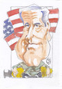 Cartoon: Franklin Delano Roosevelt (small) by zed tagged franklin,delano,roosevelt,usa,new,york,politician,second,world,war,portrait,caricature