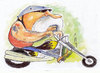Cartoon: Paul Teutul Sr (small) by zed tagged paul teutul sr usa orange county choppers portrait caricature