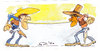 Cartoon: spaghetti western (small) by zed tagged spaghetti,western,pizzapitch,italy,world,food