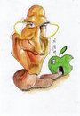 Cartoon: Steve Jobs (small) by zed tagged steve,jobs,usa,inventor,chairman,apple,business,portrait,caricature