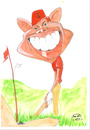 Cartoon: Tiger Woods (small) by zed tagged tiger woods usa sport golf famous people portrait caricature