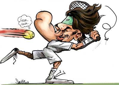 Cartoon: Roger Federer (medium) by Caricaturas tagged roger,federer