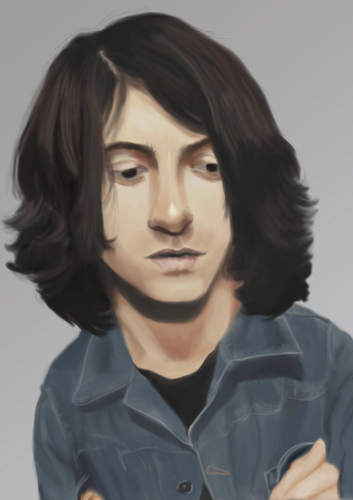 Cartoon: alex turner (medium) by iyojarwo tagged arctic,monkeys