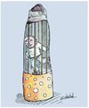 Cartoon: Things_we_have_in_our_own_mind! (small) by firuzkutal tagged smoking,nonsmoker,cigarette,cigar,flower,despot,despotism,selfish,suppressing,manipulative,package,apple,violence,child,prison