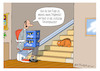 Cartoon: Treppenlift (small) by Butschkow tagged treppenlift,bierkästen