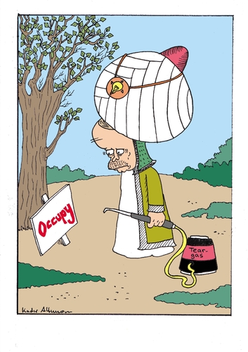 Cartoon: gezipark erdogan (medium) by kader altunova tagged gezipark,polis,occupy,türkiye,türkei,erdogan
