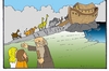 Cartoon: Die Arche Noah (small) by kader altunova tagged arsche,noha,mensch,tier,meer,schiff