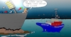 Cartoon: Rettungsschiff Lifeline (small) by kader altunova tagged rettungsschiff,lifeline,flüchtlinge,fussball