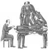 Cartoon: The Grand Piano (small) by Jiri Sliva tagged music