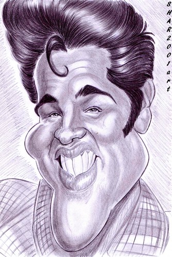 Elvis Presley van shar2001 | Famous People Cartoon | TOONPOOL