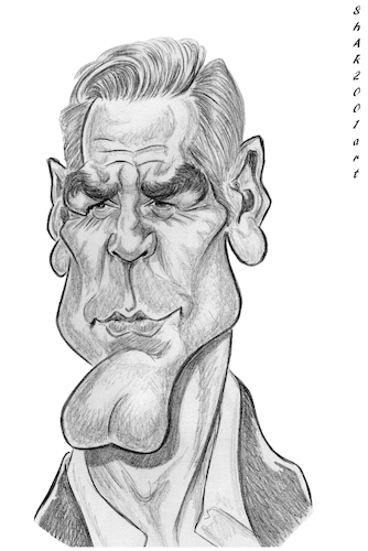 Cartoon: George Clooney (medium) by shar2001 tagged caricature,george,clooney