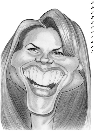 Cartoon: Missy Peregrym (medium) by shar2001 tagged caricature,missy,peregrym
